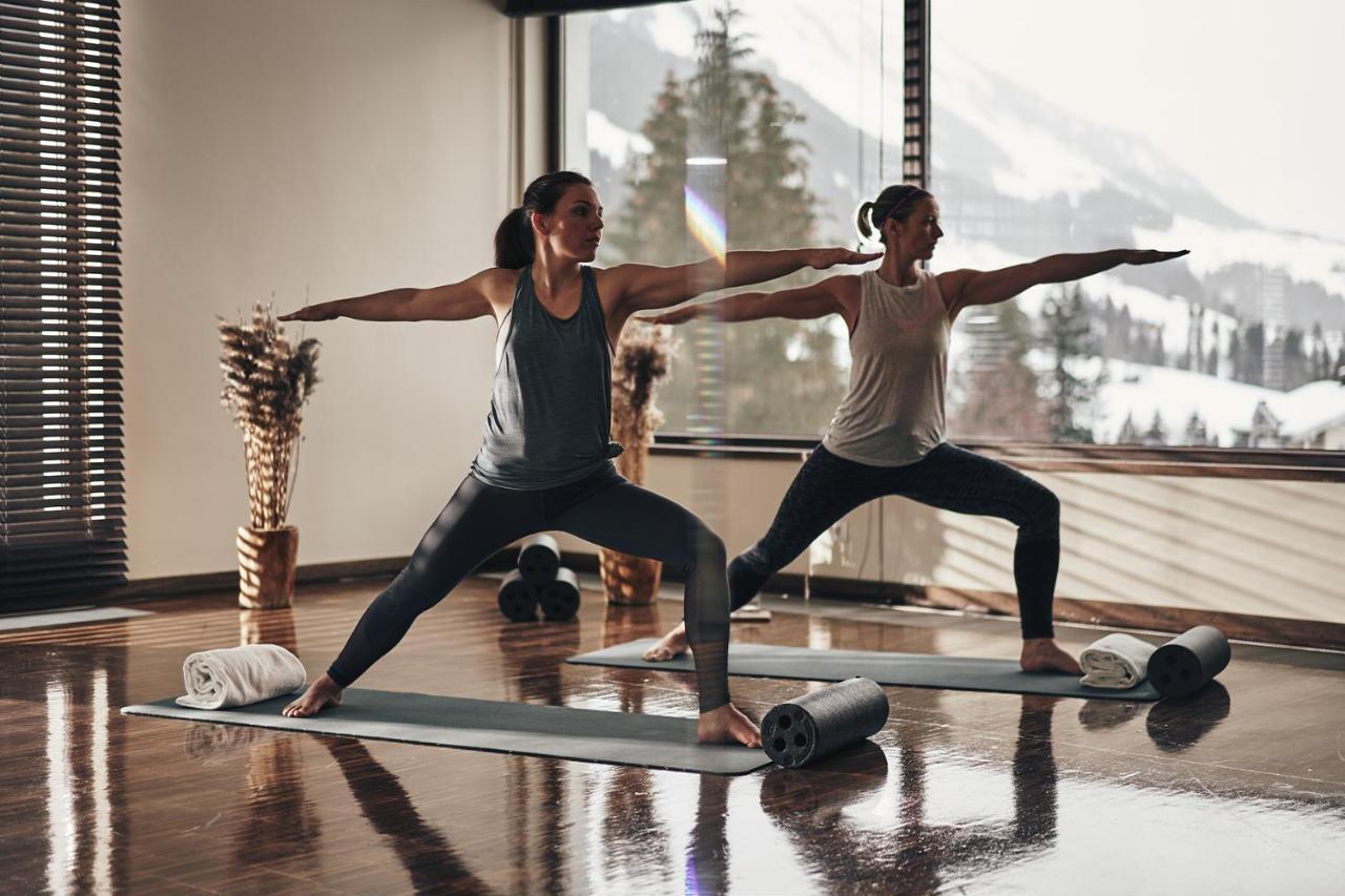 A-Rosa Ifen Hotel Kleinwalsertal Hirschegg  Dış mekan fotoğraf 3D rendering of a yoga scene